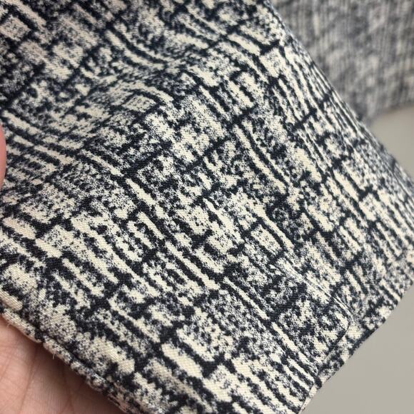 Black & White Abstract Print Stretchy Classic Office Career Pencil Skirt Size XL - Picture 2 of 6